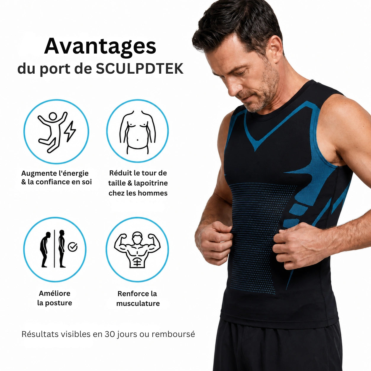 SCULPDTEK™ 4.0 | Enfin une journée où vous ne pensez plus à votre ventre.
